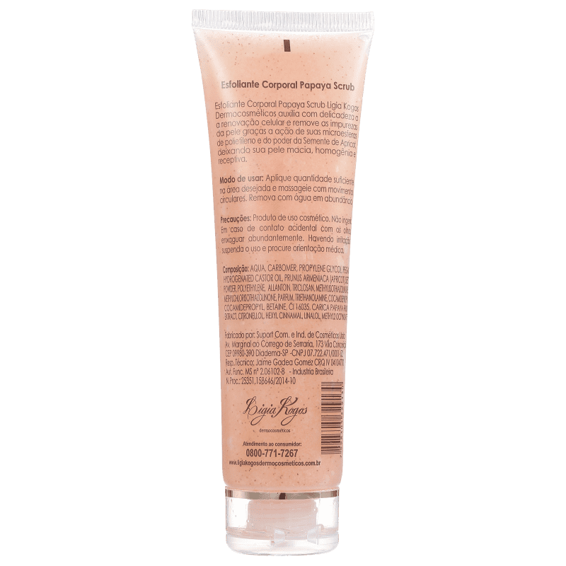 Ligia Kogos Papaya Scrub - Esfoliante Corporal 150g