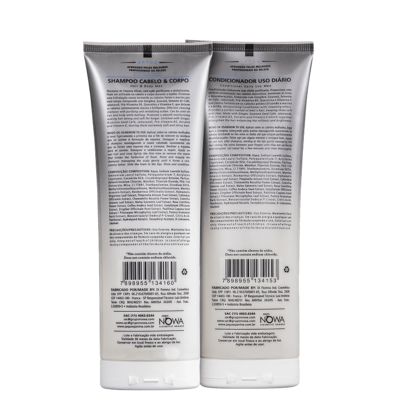 Kit Jacques Janine Professionnel Exclusivo para Homens Duo (2 Produtos)
