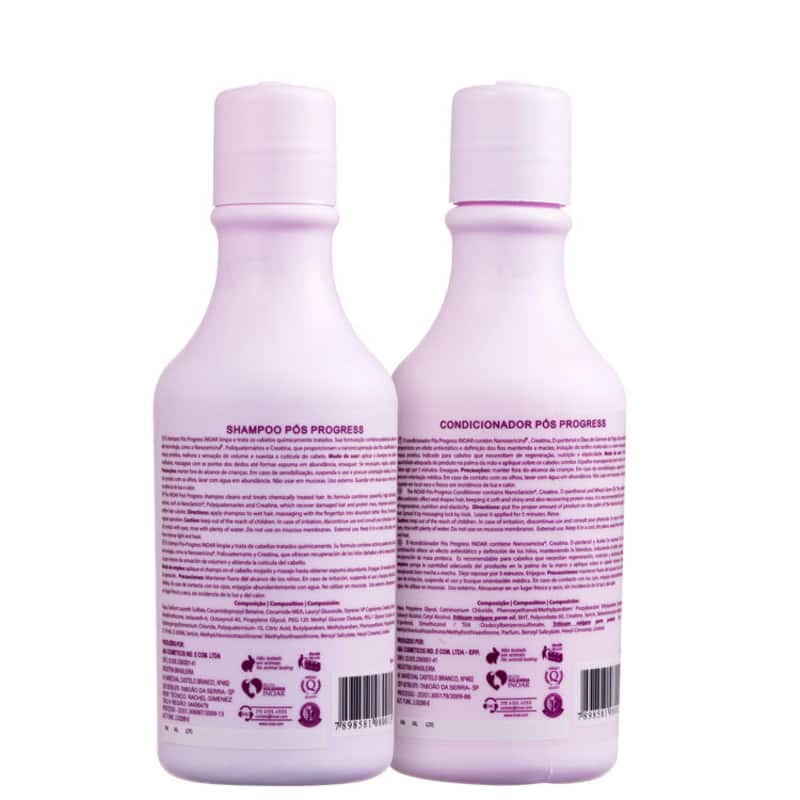 Kit Pós Progress (Shampoo e Condicionador) 250ml