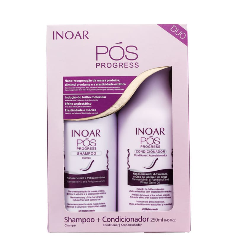 Kit Pós Progress (Shampoo e Condicionador) 250ml