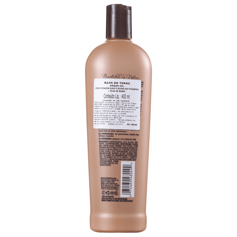 Bain de Terre Argan Oil Sleek & Smooth Conditioner - Condicionador 400ml