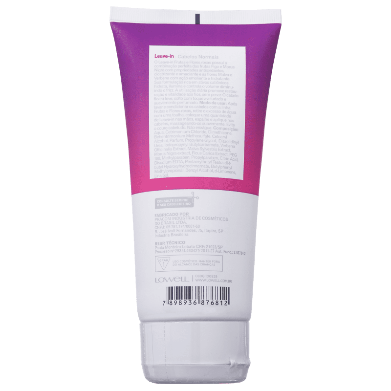 Lowell Frutas & Flores Roxas - Leave-in 180ml