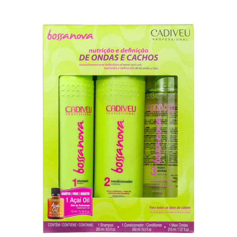 Kit Cadiveu Professional Bossa Nova Camila Coelho (4 Produtos)