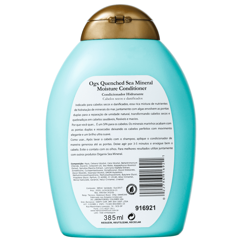 Organix Sea Mineral Moisture Conditioner - Condicionador 385ml