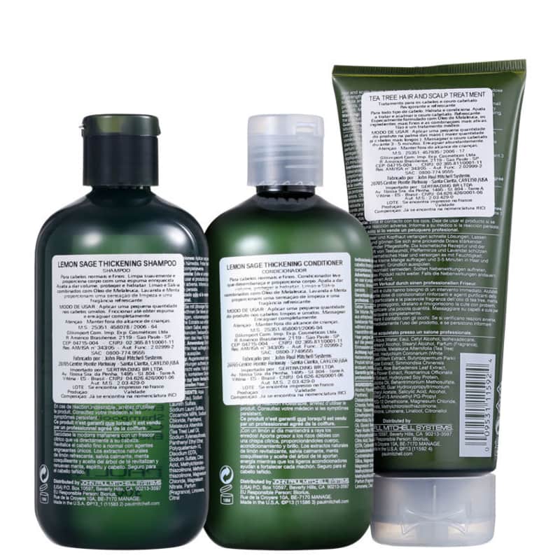 Kit Paul Mitchell Tea Tree Deep Treatment (3 Produtos)