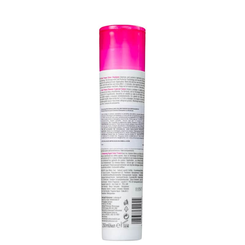 Schwarzkopf Professional BC Bonacure Color Freeze Silver - Shampoo Desamarelador 250ml