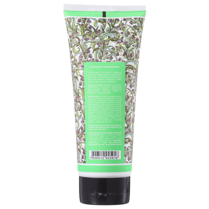 Phebo Mediterrâneo Alfazema Provençal - Shampoo 200ml