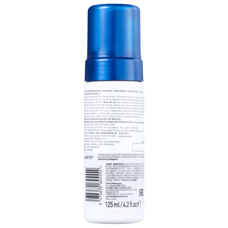 L'Oréal Professionnel SerioXYL GlucoBoost + Incell - Mousse Volumadora 125ml