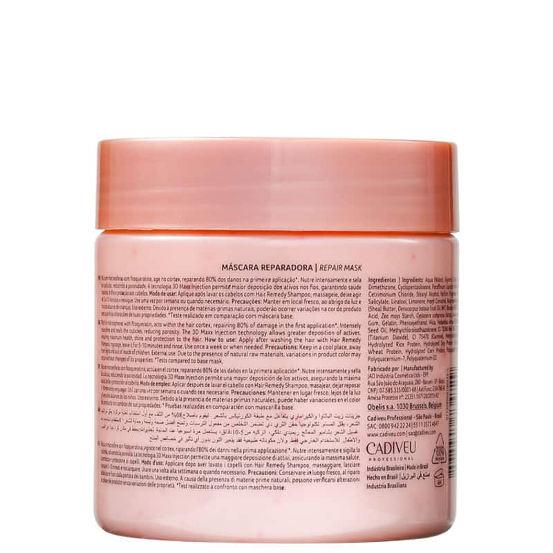 Cadiveu Professional Hair Remedy - Máscara Capilar 500ml