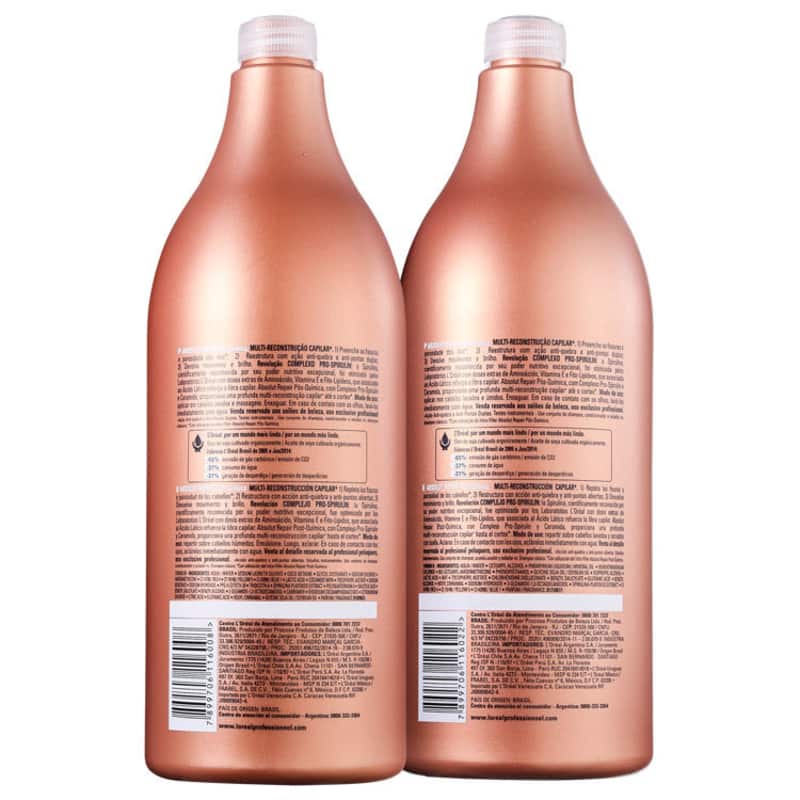 Kit L'Oréal Professionnel Absolut Repair Pós-Química Multi-reconstrutor Salon (2 Produtos)