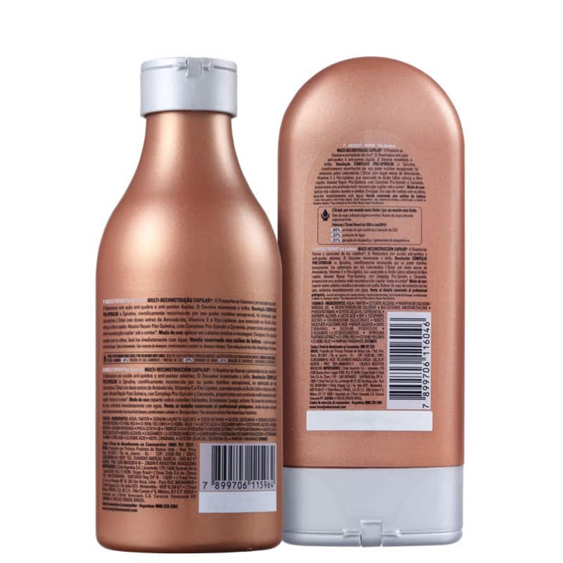 Kit L'Oréal Professionnel Absolut Repair Pós-Química Multi-reconstrutor Duo (2 Produtos)