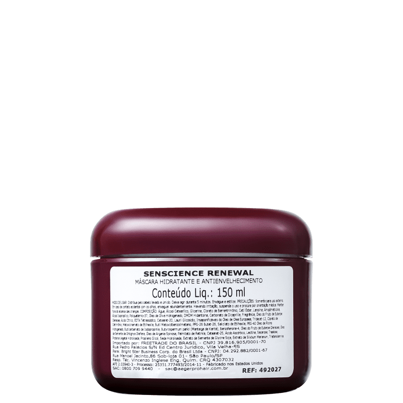 Senscience Renewal - Máscara Capilar 150ml