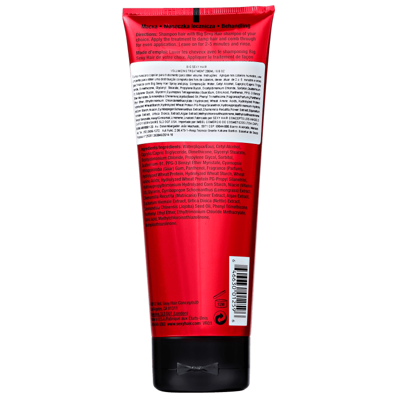 Sexy Hair Big Volumizing Treatment - Máscara Capilar 200ml