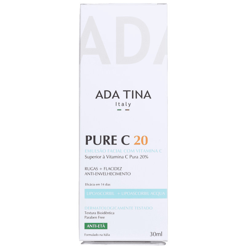 Ada Tina Pure C 20 - Emulsão Anti-Idade Concentrada 30ml