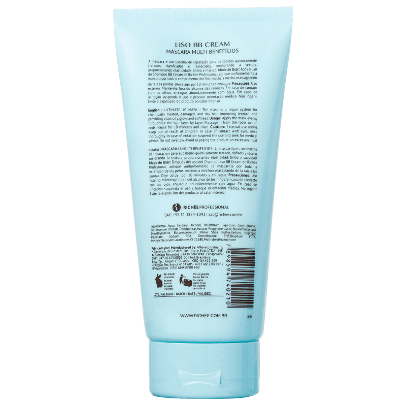 Richée Professional BB Cream - Máscara Capilar 150g