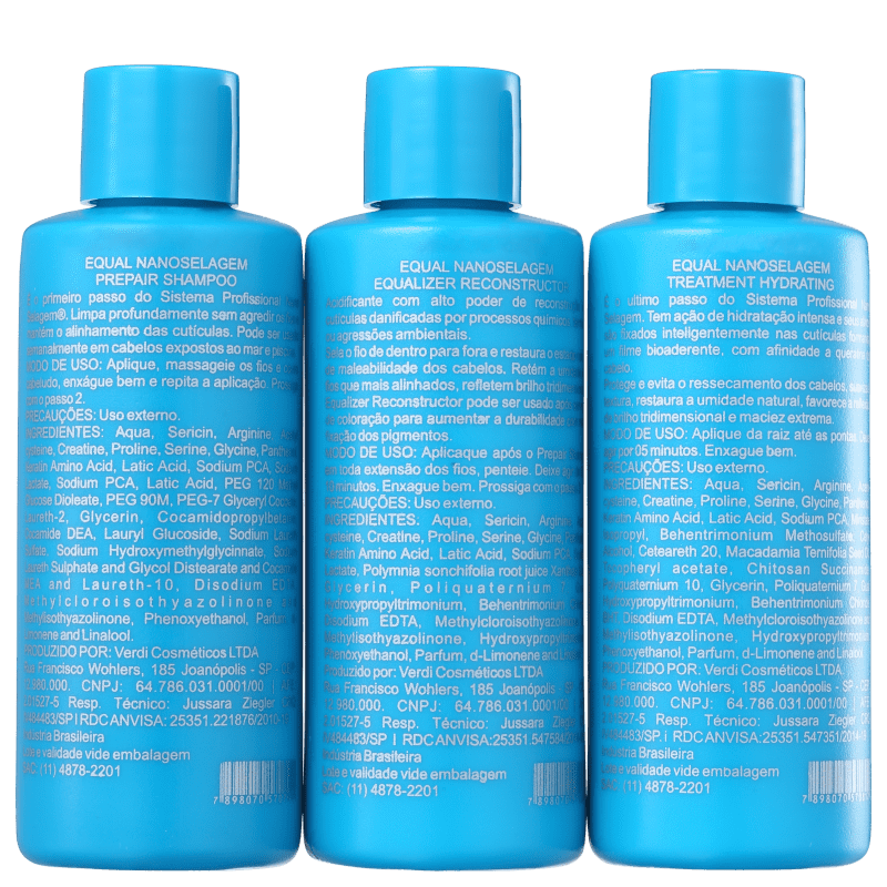 Mediterrani Equal System Ultra Alinhamento e Brilho 3D Kit (3 Produtos)