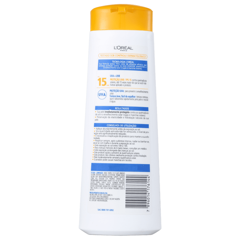 L´Oréal Paris Solar Expertise Loção FPS 15 - Protetor Solar 200ml