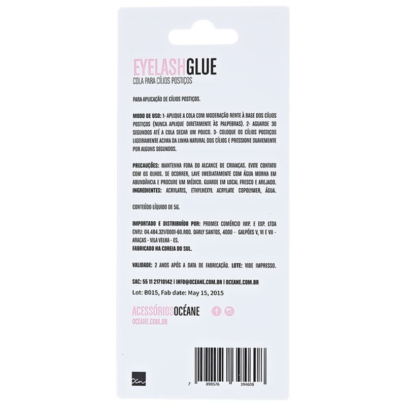 Océane Eyelash Glue - Cola para Cílios 5g
