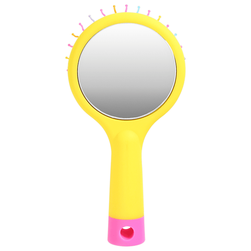Océane Rainbow Brush Amarela - Mini Escova de Cabelo
