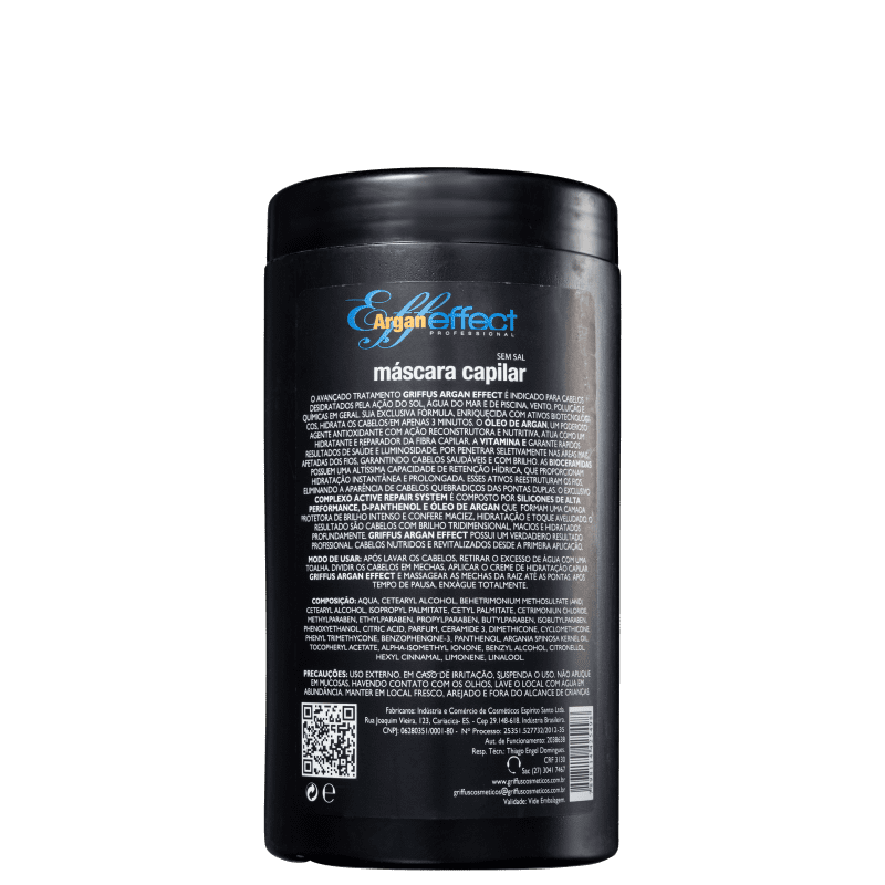 Griffus Argan Effect - Máscara Capilar 1000ml