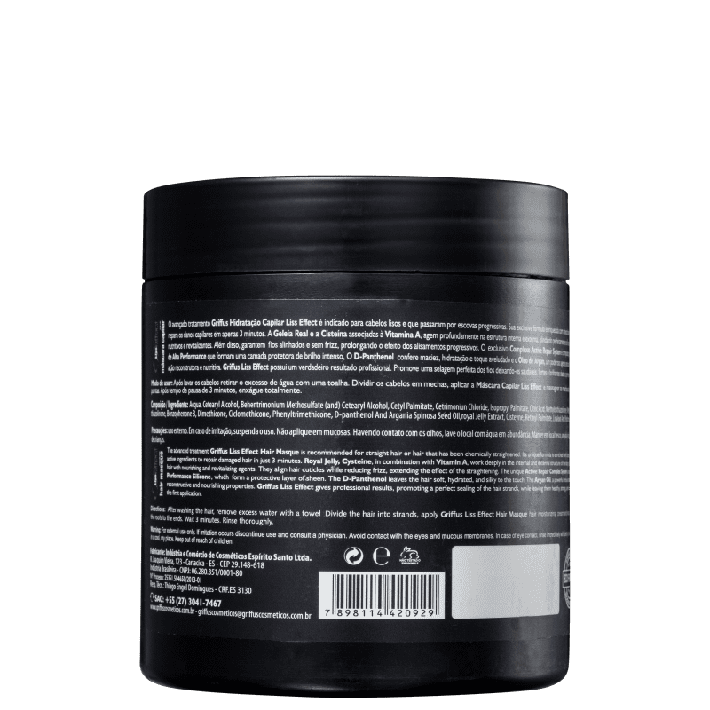 Griffus Liss Effect - Máscara Capilar 500g