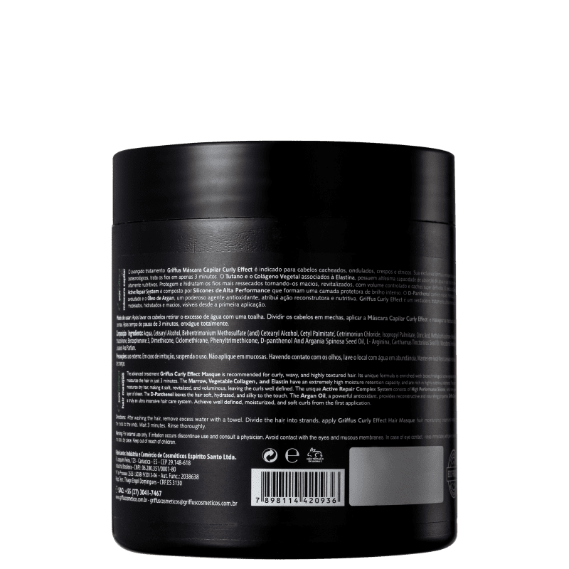 Griffus Curly Effect - Máscara Capilar 500g