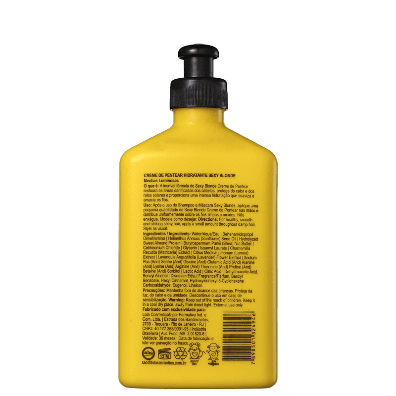 Lola Cosmetics Sexy Blonde - Creme de Pentear 250ml