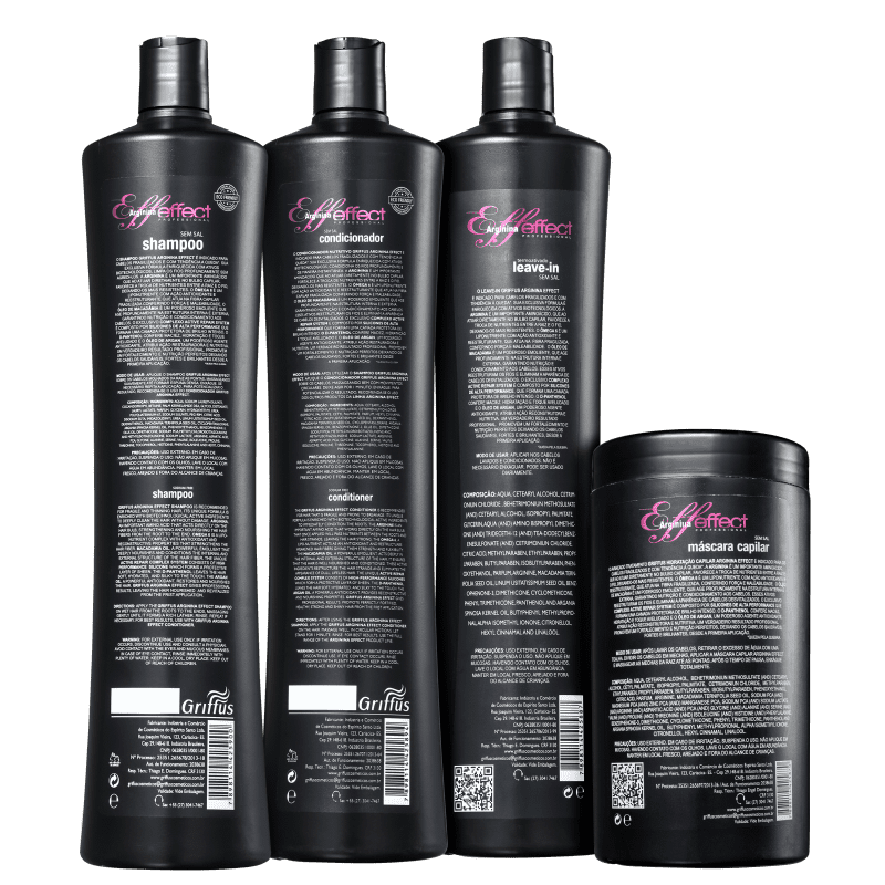 Kit Griffus Arginina Effect Complete (4 Produtos)