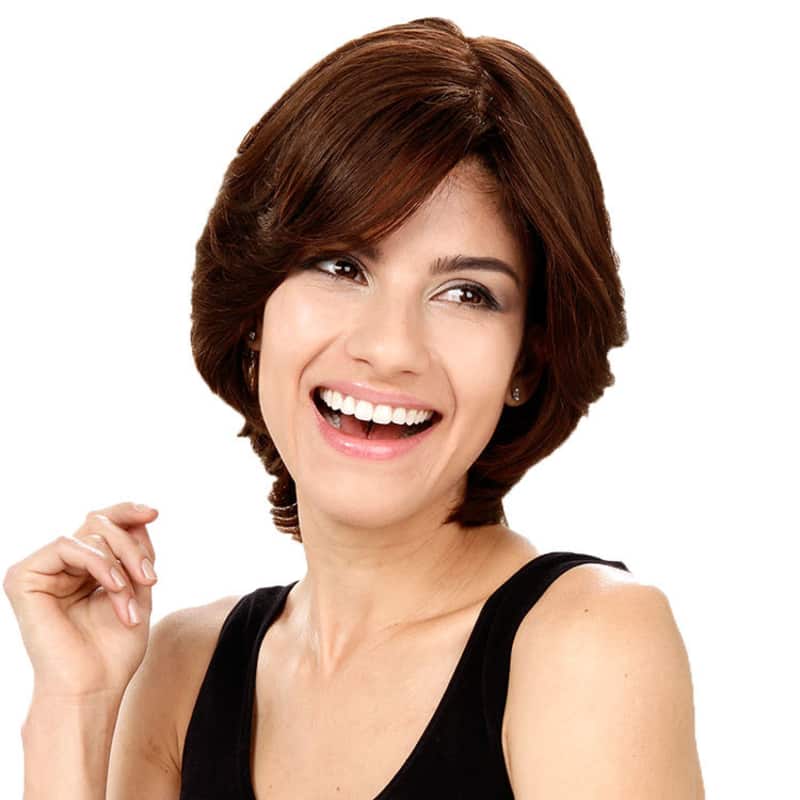 Crown Wigs Amanda Castanho Médio - Peruca 25cm