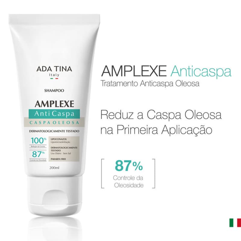 Ada Tina Amplexe Anticaspa Oleosa - Shampoo 200ml