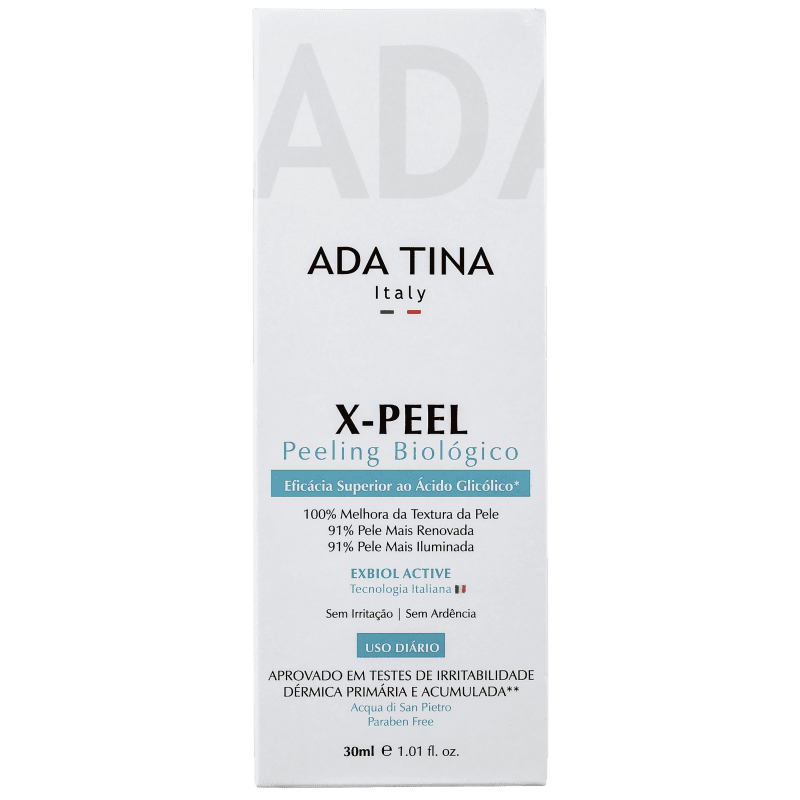 Ada Tina X Peel Peeling Biológico - Tratamento Facial 30ml