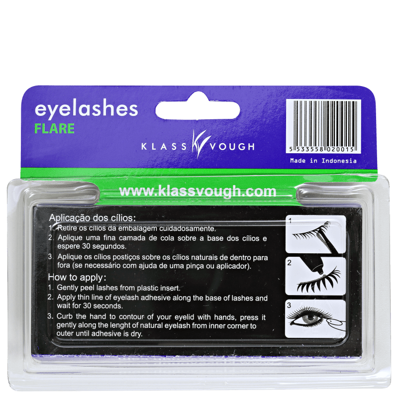 Klass Vough Flare 9mm Tufos - Cílios Postiços