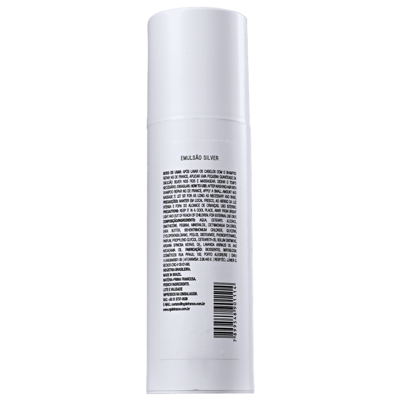 NG de France Emulsão Silver - Tratamento Matizador 250ml