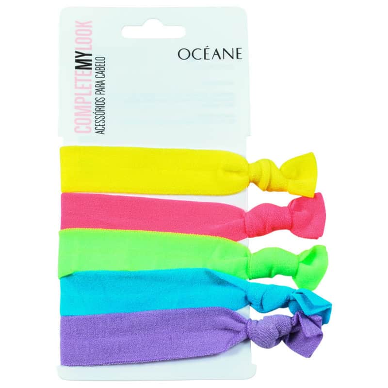 Océane Complete My Look 47 Neon - Elástico de Cabelo (5 Unidades)