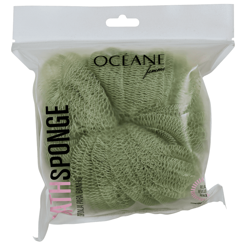 Océane Bath Sponge Green - Esponja de Banho