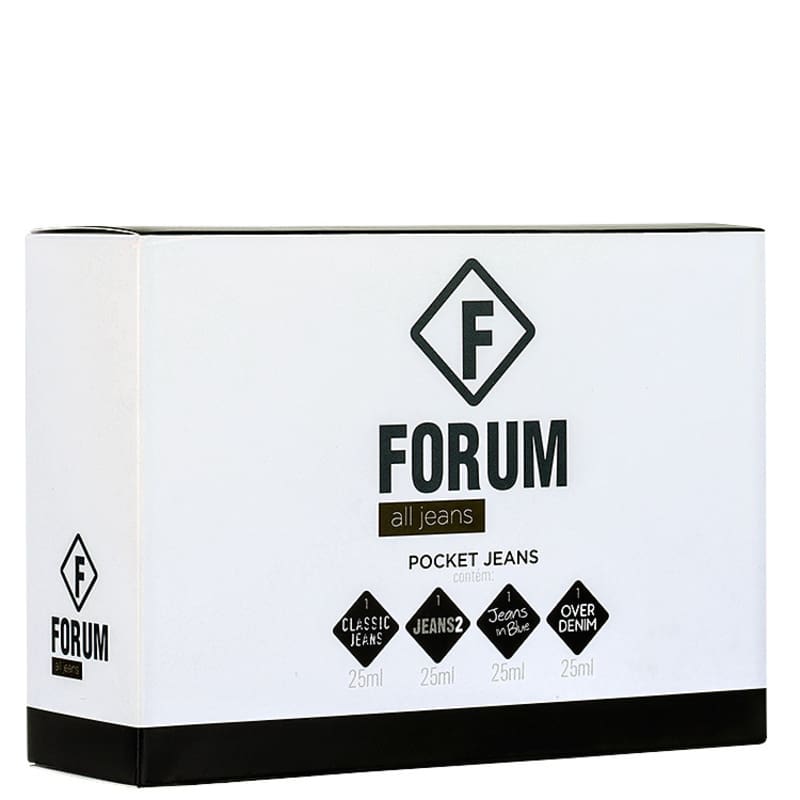 Conjunto All Jeans Pocket Forum Unissex - Deo Colônia 4x25ml