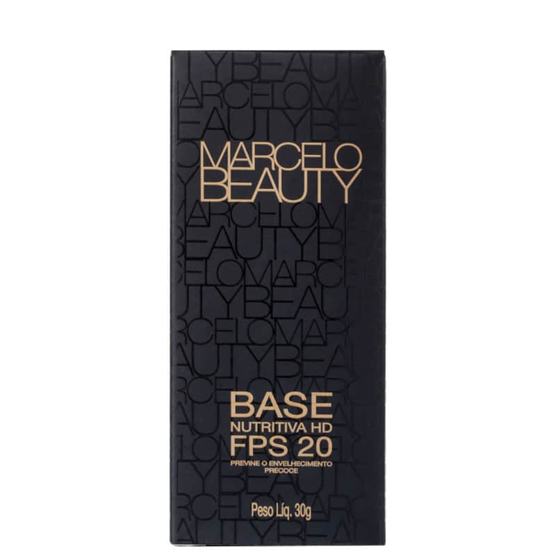 Marcelo Beauty Nutritiva HD FPS 20 Bege Natural - Base Líquida 30ml
