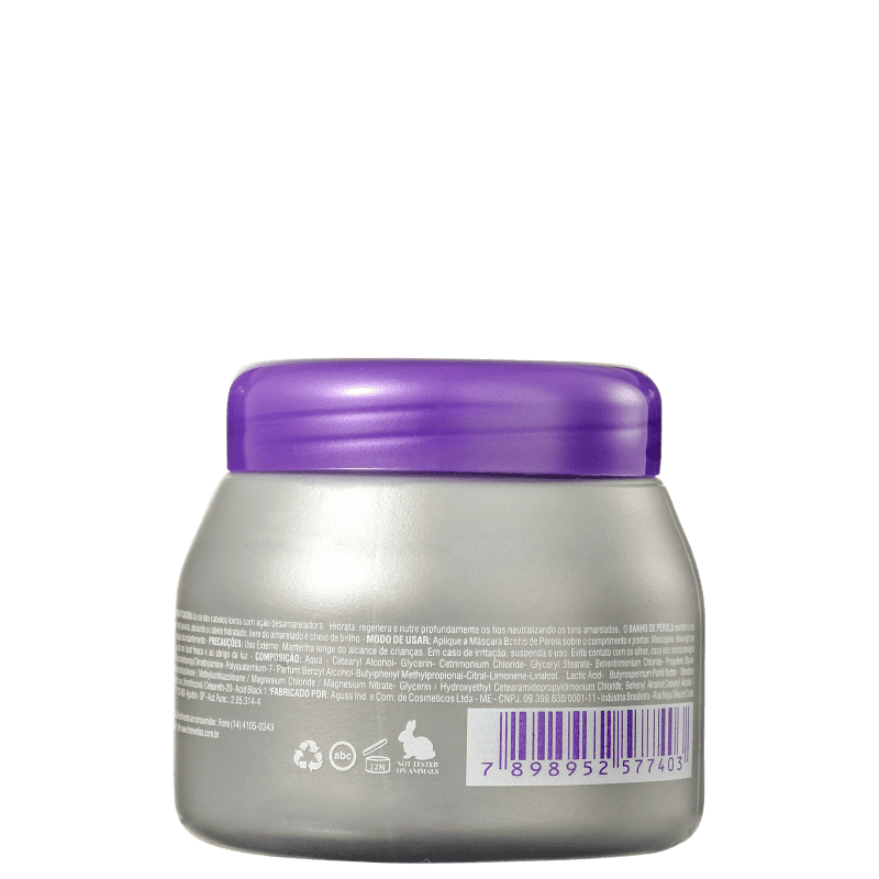 Forever Liss Professional Banho de Pérola - Máscara de Hidratação 250g
