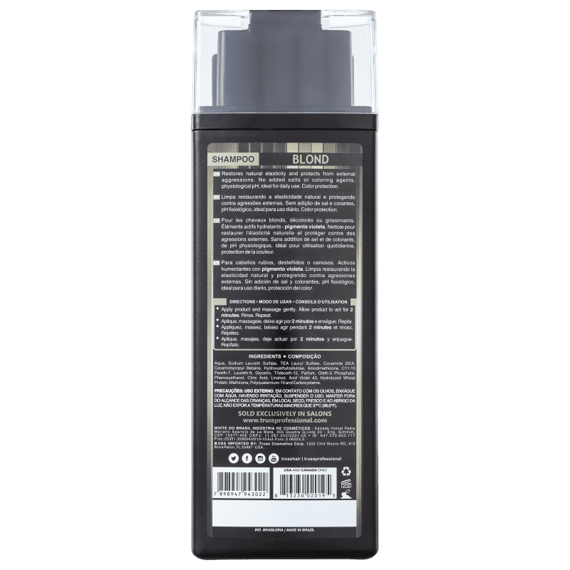 Truss Blond - Shampoo Desamarelador 300ml
