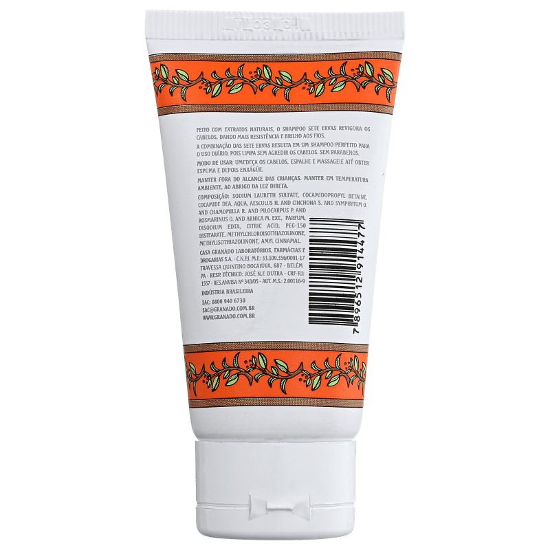 Granado Terrapeutics Sete Ervas - Shampoo 50ml