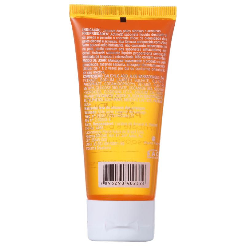 Darrow Actine Pele Acneica - Sabonete Líquido Facial 60ml