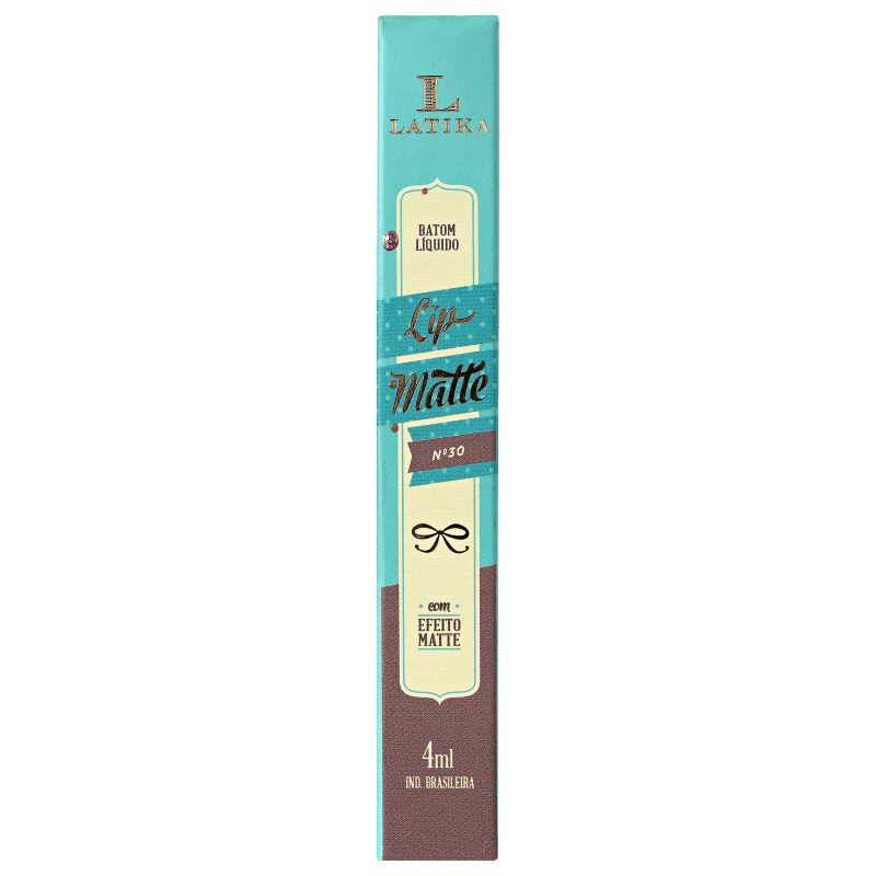 Latika Lip Nude Nº 30 - Batom Líquido Matte 4ml