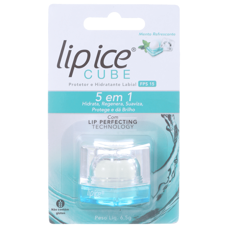 Lip Ice Cube Menta Refrescante FPS 15 - Protetor Labial 6,5g