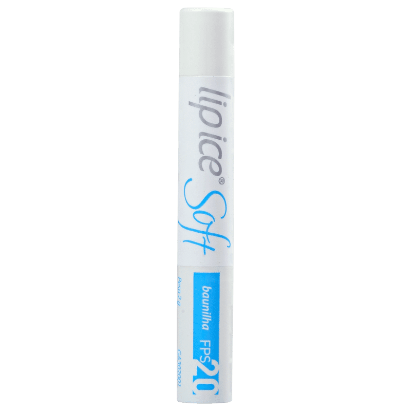 Lip Ice Soft Baunilha FPS 20 - Protetor Labial 2g
