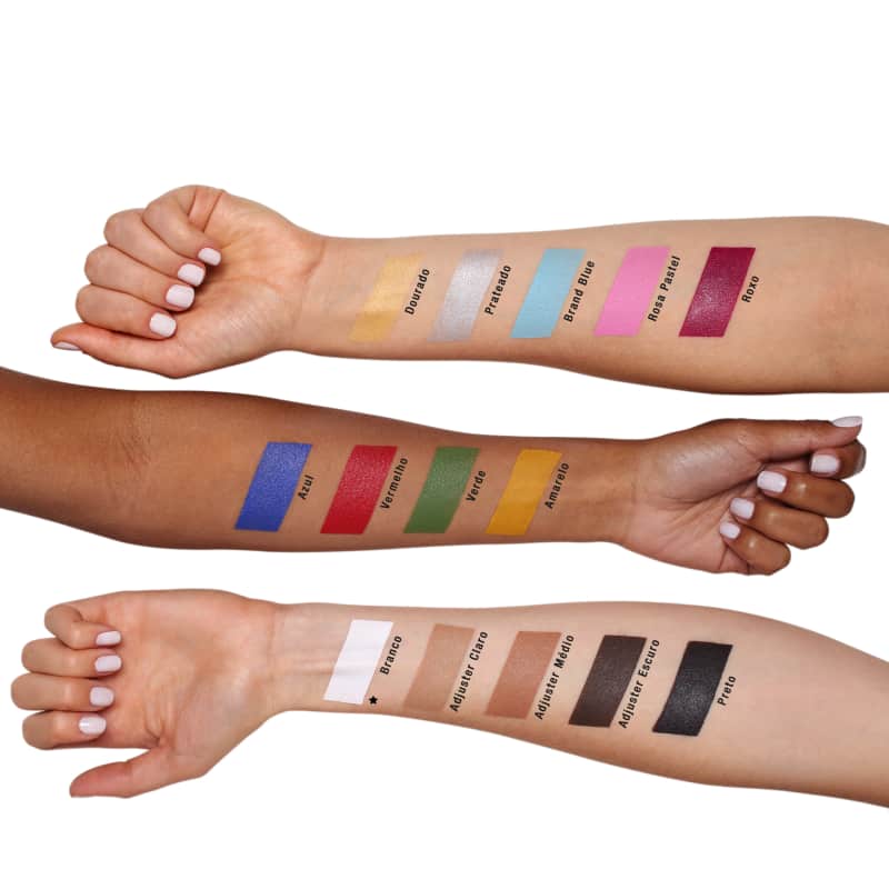 Catharine Hill Clown Make-up Waterproof Mini Branco - Sombra Matte 4g