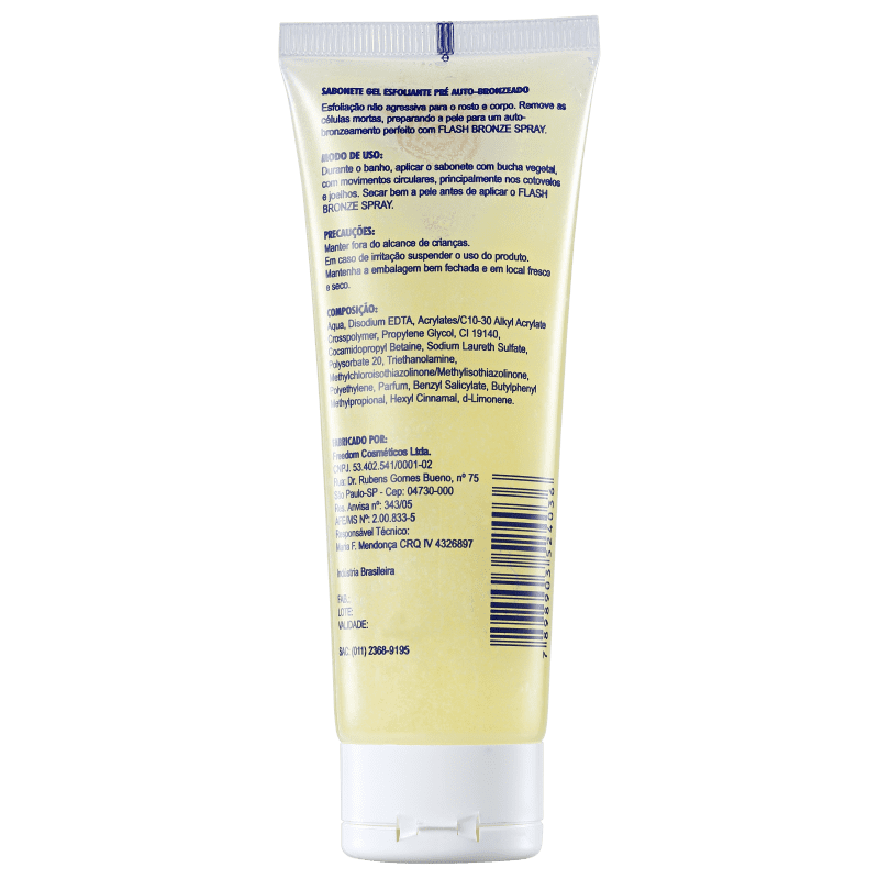 Flash Bronze Pré-Bronzeado - Sabonete Esfoliante Corporal 120g