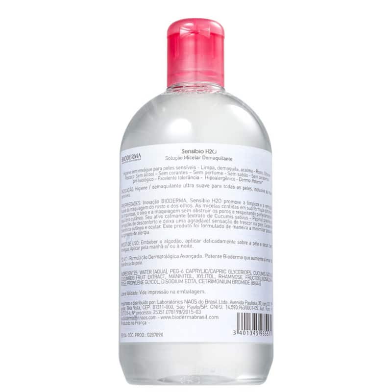 Bioderma Sensibio H2O - Água Demaquilante 500ml