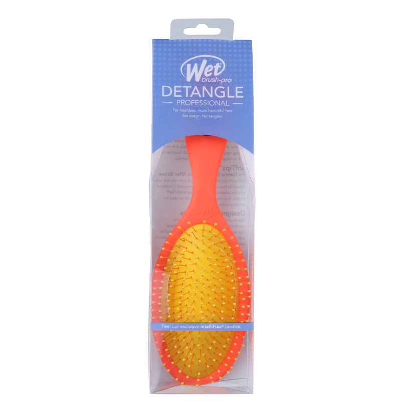 Wet Brush Pro Neon Coral - Escova Oval