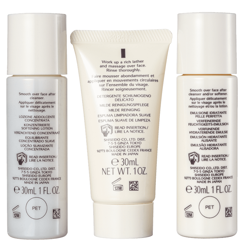 Kit Shiseido Ibuki Starter Ready (3 produtos)