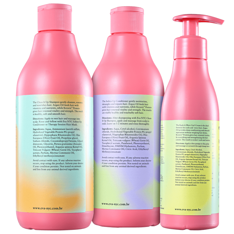 Eva NYC Rock-And-Wave Curl Professional Kit (3 Produtos)